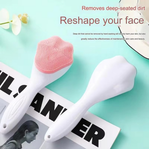 1 Pcs Silicone Face Scrubber Exfoliating Brush,