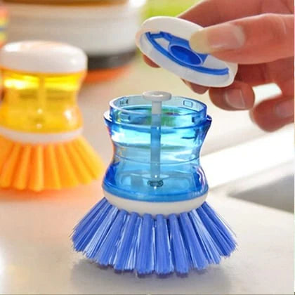 Mini Kitchen Liquid Dish Cleaning Brush | Scrubber Tool, Oil